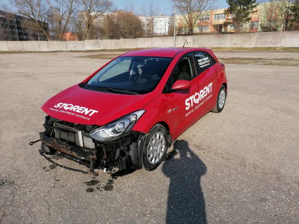 Foto des zerlegten Fahrzeugs 1
