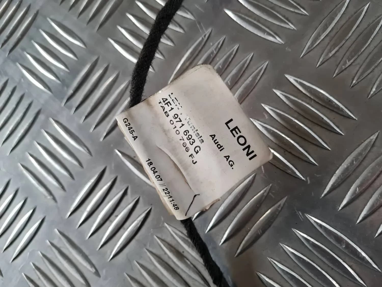 Türdrähte AUDI A6 2008 - foto 2